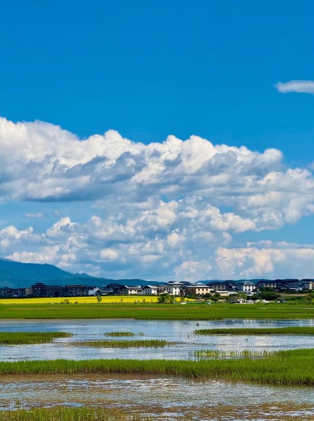 香格里拉嘅天空之鏡，四季不落幕嘅幻境