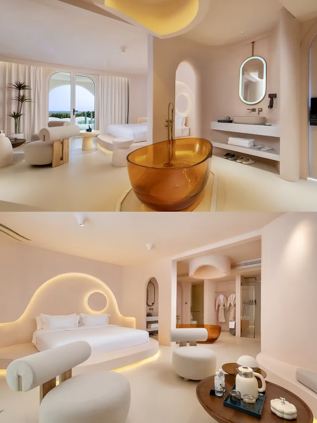 在萬寧挖到「聖托里尼平替」！這民宿真的不是國外啊喂！