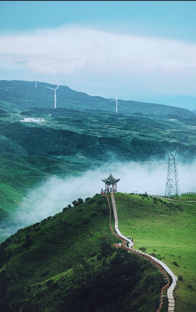 伸手觸雲 貴州烏蒙大草原,人均400雲海+星空眾秘境不擠人 伸手觸雲 貴州烏蒙大草原,人均400雲海+星空眾秘境不擠人