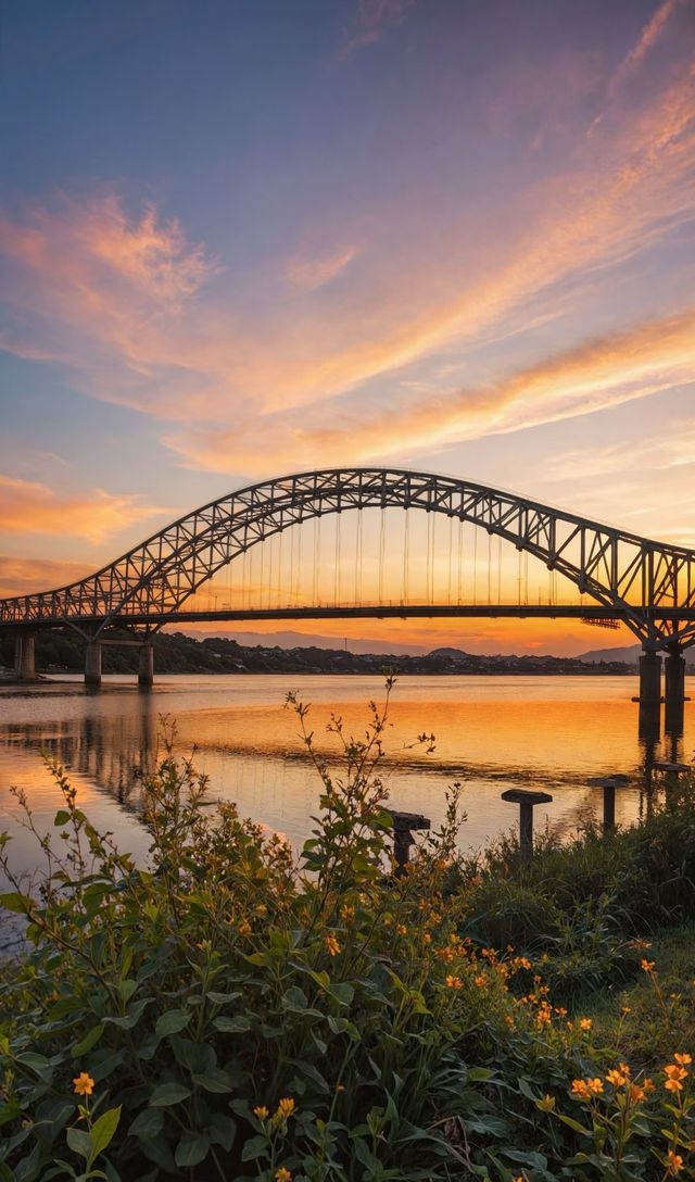 柳州白沙大橋／城市的璀璨地標