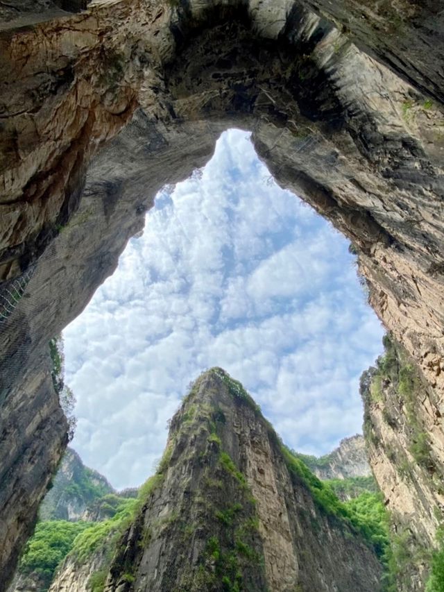 太行山峽谷不得不讚嘆於大自然的「鬼斧神工」！