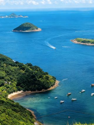 Overlooking the Stunning Bay from the Summit