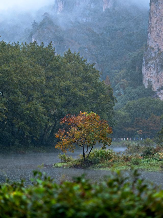 仙都雨天限定清冷感拉滿的避世之旅……
