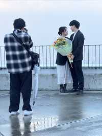 終於拍到了獨屬於北海道的藍調了～