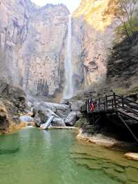 抬頭便是銀河落九天雲台山泉瀑峽