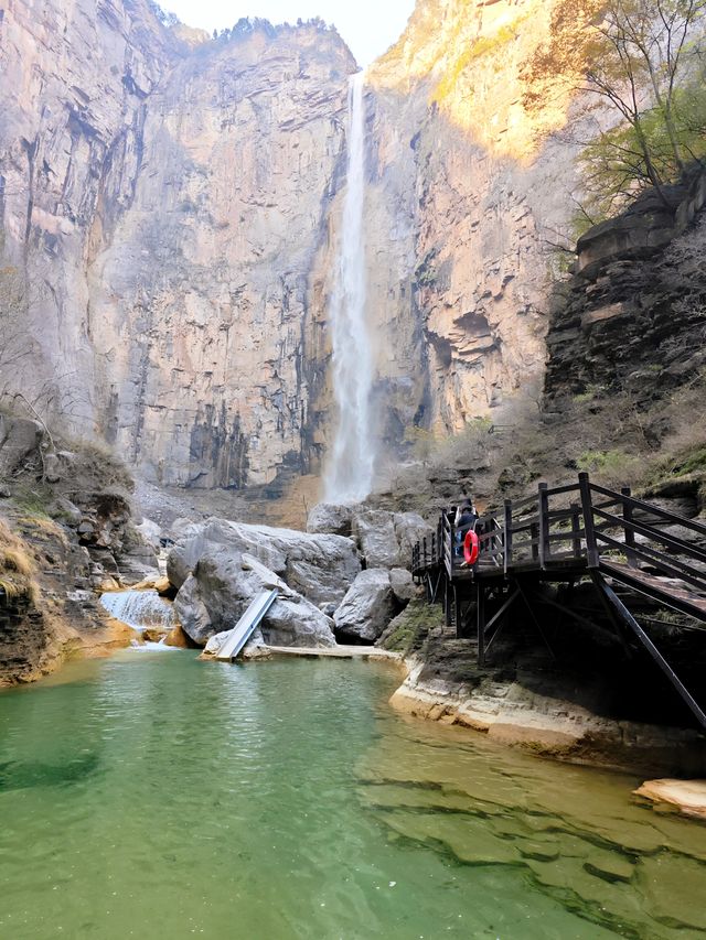 抬頭便是銀河落九天雲台山泉瀑峽