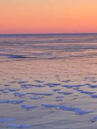 呼倫湖絕美日落機位