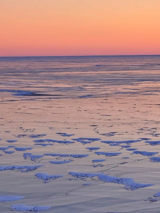 呼倫湖絕美日落機位