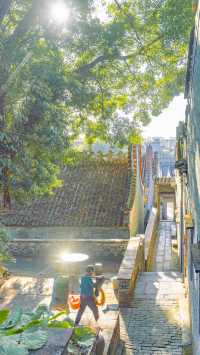 佛山三水長岐古村拍照,這裡的煙火氣和日落氛圍絕美