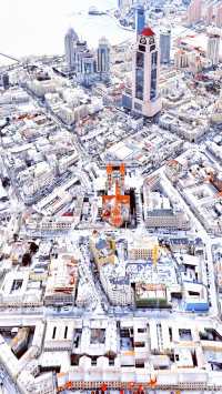 12.13下雪的青島瘋了