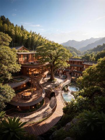 A New Choice for Corporate Team Building: Qingcheng Mountain Hot Spring Villas – Empowering Teams Amidst Nature