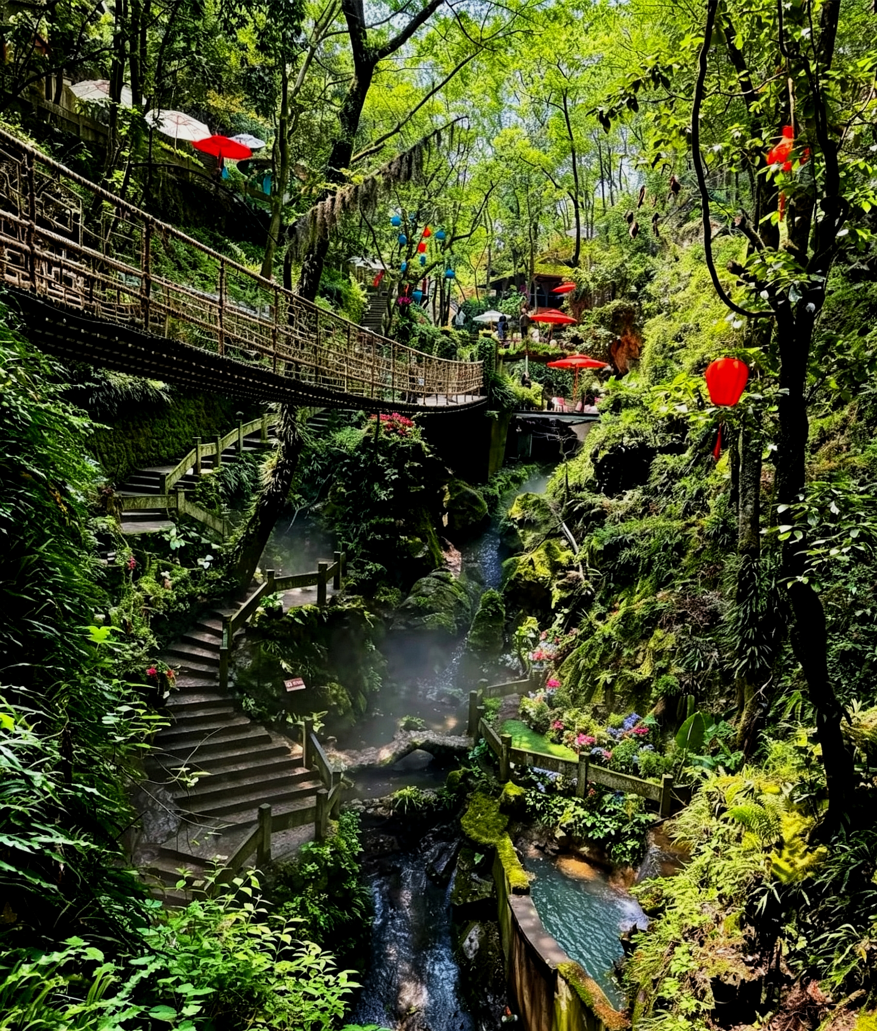 I've found an 18℃ summer in Hangzhou: Xianqiao Cave, a wonderland that needs no filter.

When you come to Hangzhou, don’t just think about West Lake and Lingyin Temple. Honestly, I used to think the essence of Hangzhou was just “a lake and a pagoda” until last weekend when a local friend dragged me to a place that even the GPS almost missed.

A Departure That Was Initially Unwanted

To be honest, I was reluctant before setting off.

At 7 a.m. on Saturday, my friend messaged me: “Let’s go, I’ll take you somewhere cool.” At that time, Hangzhou was already steaming hot like a steamer, and all I wanted was to lounge in an air-conditioned room. But she kept persuading me, so I half-asleep got in the car. The GPS destination showed “Lingshan Scenic Area Xianqiao Cave.”

“What kind of wild spot is this?” I muttered.

My friend smiled mysteriously: “You’ll see when we get there.”

The car passed through the noisy city and turned onto a country road in Shuangpu Town. The scenery changed from tall buildings to tea gardens and bamboo forests. Rolling down the window, I actually felt a cool breeze — a scent of grass, earth, and stream that you definitely won’t find in downtown Hangzhou.

Forty minutes later, we arrived.

At First Sight, I Was Struck

After parking, we took the scenic area shuttle bus (30 RMB per person round trip, don’t skip this expense!). The bus wound up the mountain road. The driver, a local, spoke in Hangzhou dialect: “You’re lucky to come today, the sun is out, the Tyndall effect will be amazing.”

At that moment, I didn’t even know what “Tyndall” meant.

Until I stood at the entrance of Xianqiao Cave.

Imagine this scene: sunlight filters through the dense canopy above, intertwining with mist to form beams of light slanting down. The light has shape and texture, like a fairy’s veil or special effects from a movie. The natural stone arch bridge at the cave entrance reflects perfectly on the water, forming a flawless circle, as if stepping inside would transport you to another dimension.

I stood there stunned for about ten seconds, then turned to my friend and said, “I was wrong, this place is worth it.”

Step Into “Nature’s Air Conditioner”

Walking inside the cave, a wave of coolness instantly enveloped me — it’s a constant 18℃ here, a completely different world from outside. The guide said this is one of Hangzhou’s three major karst caves, alongside Lingshan Fantasy and Jinxiu Fengshui Cave, but Xianqiao Cave is unique for its “unity of cave and sky” phenomenon.

The boardwalk winds along the underground river, with colorful lights illuminating stalactites overhead that look like inverted lotuses, hanging bead curtains, and majestic guardians. Suddenly, the ceiling opens up — a huge natural skylight appears, pouring sunlight onto the misty water below, creating dappled light and shadow like a fantasy film.

I touched the rock wall; it was cool and moist, with a fine grainy texture under my fingertips. This is the secret written by water and time — each stalactite took tens of thousands of years to form.

In the “Yaochi Tian Guang” cave hall, I was completely amazed.

Above the hundred-meter dome, sunlight streams through the natural skylight, forming a sacred beam. Standing in the light to take photos, you look like you’re glowing with fairy dust, no editing needed.

There’s also a newly opened café inside — “Wujian Coffee.” In the 18℃ constant temperature cave, listening to dripping water, holding a hot latte, and watching the millennia-old stalactites change colors under the lights — it’s an incredible feeling.

Practical “Nanny-Level” Tips

If you’re tempted, here’s what you need to know:

【Transportation & Navigation · Self-Drive】

· Destination for GPS: search directly for “Lingshan Scenic Area Visitor Center” or “Lingshan Fantasy Xianqiao Cave”
· Parking info: Visitor Center parking is 4 RMB/hour, capped at 24 RMB for 24 hours. On weekends, arrive before 9 a.m. for more spaces. Some guides say you can park for free by the small river at the entrance, but when we went it was full, so we parked in the lot.
· Important reminder: Private cars cannot drive up the mountain; you must transfer to the scenic shuttle bus at the visitor center (30 RMB per person round trip). Get off at the second stop to reach the Xianqiao Cave entrance, saving a lot of effort.

【Public Transport · Budget Option】

· Take Metro Line 6 to “Ke Hai Road Station” Exit B1 or “Shuangpu Station,” then transfer to bus 539/439 to “Lingshan Cave Station,” about a 900-meter walk.
· Or take a taxi directly from the metro station, about 10 minutes and roughly the starting fare, suitable for visitors with elderly or children.

【Ticket Info】

· Xianqiao Cave single ticket costs about 39-57 RMB (varies by platform). Recommended to buy the combo ticket “Lingshan Fantasy + Xianqiao Cave + Shuttle Bus” for 99 RMB, better value.
· Opening hours: 9:00 a.m. to 6:00 p.m., last entry at 4:45 p.m.
· Duration: About 1.5-2 hours inside the cave, 3-4 hours including outdoor activities.

【Tour Route · No Backtracking】

Arrive around 10 a.m. (good light, fewer people) → Take shuttle bus up the mountain → Walk the Xianqiao Suspension Bridge first (30 meters long, 18 meters above ground, great for atmospheric valley shots) → Explore the cave, head straight to the best spot for Tyndall light beams (near the cave entrance, backlit) → Visit “Yaochi Tian Guang” and “Tiangang Holy Water” cave halls → Take the underground river boat ride (30 RMB/person) → After exiting, try the sinkhole spider web or jungle crossing → Take shuttle bus back in the evening.

Best Time to Visit

· Best season: July-August for the coolest experience, the cave’s 18℃ is like natural air conditioning; April-May for hydrangea seas and firefly light shows in the cave, also very photogenic.
· Best time of day: 11:30 a.m. to 3:00 p.m. for the best Tyndall light beams. To avoid crowds and get great shots, arrive early in the morning; weekend crowds increase noticeably after 11 a.m.

Popular Photo Spots

1. Tyndall Light Waterfall (absolute highlight): Around noon, sunlight filters through the canopy and mist to form beams. Stand in the light wearing a light-colored long dress for a stunning silhouette.
2. Xianqiao Arch Bridge: The semicircular stone arch reflects perfectly on the water, forming a perfect ring, like a gateway to another world.
3. Elf Suspension Bridge: A 30-meter cable bridge spanning the mountain stream, bathed in green light. Shooting from below elongates legs; aerial shots show the deep valley’s grandeur.
4. Cave Crystal Palace: Stalactites under colorful lights. Use night mode and turn off flash for the best photos.

Food Recommendations

Inside the scenic area: Xianqiao Restaurant offers wontons, noodles, and simple meals; the cave café serves stalactite drip cold brew (38 RMB) and osmanthus latte (35 RMB), with cup sleeves redeemable for geology postcards.

Nearby farmhouses: Luojialing Local Cuisine / Jianhu Private Kitchen, 50-80 RMB per person. Must-try dishes: Tongjian Lake Fish Head Pot, Bamboo Shoot Braised Pork, Native Chicken Soup — the fish head soup is incredibly fresh, bamboo shoots are locally foraged, crisp and tender.

Special Snacks: Freshly baked bamboo tube rice (25 RMB/portion), stalactite-shaped mango-flavored stone-spear ice cream (15 RMB/stick), Tonglu rice cake, mountain spring tofu pudding with osmanthus brown sugar syrup (8 RMB/bowl).

Accommodation Recommendations

Nearby homestays: Lingshan Mangu Homestay, 200+ RMB per night, mountain views from the window; Yajing Homestay allows pets, free luggage storage, 1.7 km from the scenic area.

Longwu Tea Town homestay cluster: 300-600 RMB per person, tea-scented pastoral style, 20 minutes by car from the scenic area, ideal for deep travelers.

Quality hotels: Zhijiang Resort Hotel with hot spring pool, close to the scenic area; Hangzhou Fuyang Libo Hotel about 418 RMB/night including breakfast for two and two tickets, good value.

Nearby Attractions to Combine

If you have time, check out:

· Lingshan Fantasy: Part of the same Lingshan Scenic Area as Xianqiao Cave, denser and larger stalactites, combo ticket is more cost-effective.
· Tongjian Lake: Free flower sea, poppies and rapeseed flowers in April-May, pink muhly grass and sunflowers in September-October, great for walks and picnics.
· Longwu Tea Village: A lesser-known reservoir, stunning sunset views, just a 10-minute drive.

Heartfelt Reminders

1. Bring a light jacket! It’s 18℃ inside the cave, you’ll feel chilly at first, don’t catch a cold.
2. Wear non-slip sports shoes; the cave steps are slippery, high heels will make you regret it.
3. Wear light-colored clothes; white or beige looks great against the cave’s green background.
4. Bring mosquito repellent; lots of bugs in the mountains, especially in summer.
5. Visit on weekdays if possible; crowds start to build after 11 a.m. on weekends, come early for empty shots.
6. The last shuttle bus leaves at 5 p.m., don’t lose track of time.

Final Thoughts

Descending the mountain at dusk, the sunset glow spilled over the rolling green hills. My friend asked, “So, how is it? Better than West Lake?”

I thought for a moment and said seriously, “Different. West Lake is Hangzhou’s calling card, but this — this is Hangzhou’s hidden gem.”

Xianqiao Cave isn’t a trendy check-in spot; it’s a cool treasure that nature has hidden near downtown Hangzhou. Here, you can take a fairy-like photo under Tyndall beams, overlook the valley from an 18-meter-high suspension bridge, and feel the earth’s breath among stalactites formed over millions of years.

No need to travel far or fight crowds — just 40 minutes from downtown Hangzhou, you can unlock a real-life “Wizard of Oz” on weekends.

---

What other hidden gems in Hangzhou do you know? Feel free to share in the comments, and I’ll explore them next time!
