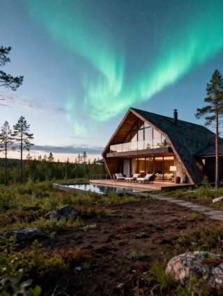 Stayed at Aurora Homestay in Mohe, and my dream came true
