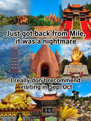 Just back from my "suffering" in Mile. I really wouldn't recommend going in September because it's so...