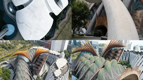 Spending 14 years to build a structure without a single straight line—a true work of alien art — traveler post in Barcelona