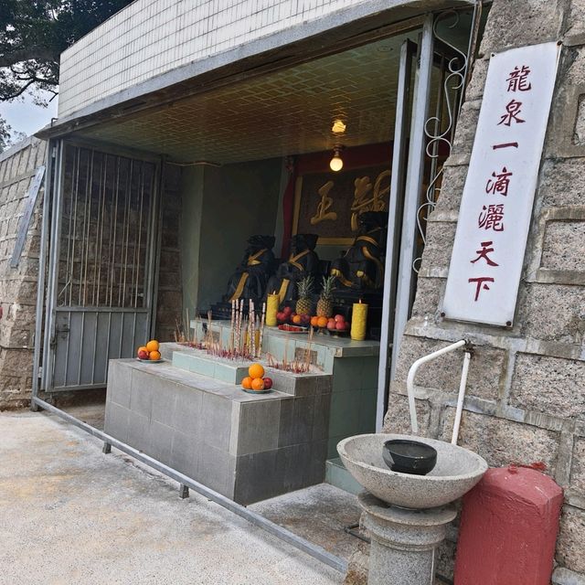 遙望深圳的鹿頸天后宮