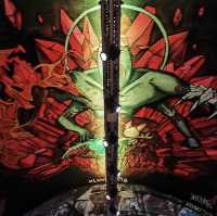 Beautiful arts work in the tunnel 