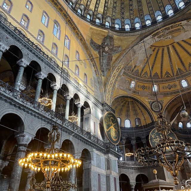 The beautiful architecture of Hagia Sophia