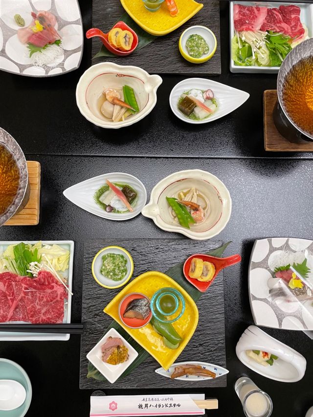 【福島 高湯温泉】しゃぶしゃぶが美味しい🥢花月ハイランドホテルの夕食