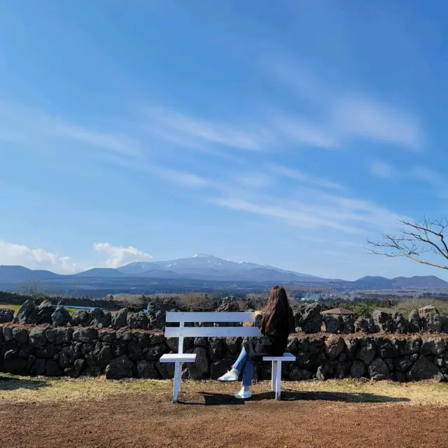 한라산 능선을 한 눈에 볼 수 있는 억새 명소, 산굼부리💕