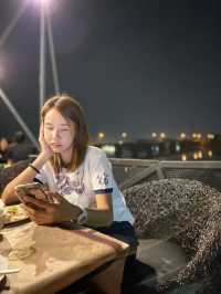 ร้านเป่าปากชามกะลา กำแพงเพชร บรรยากาศริมแม่น้ำปิง
