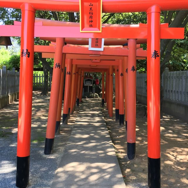 山王公園内にある神社【日吉神社】