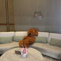 Cute teddy bears at Sofitel 