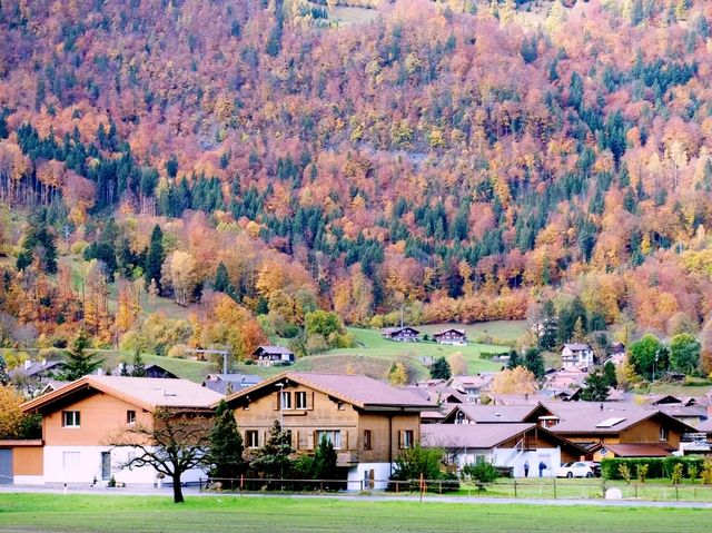 Amazing autumn in Lauterbrunnen, Switzerland