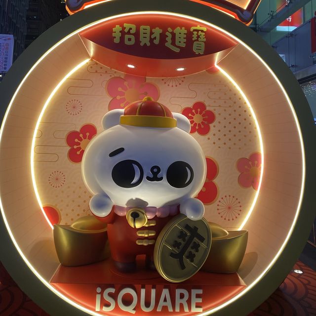 爽爽貓得意新春造型打卡