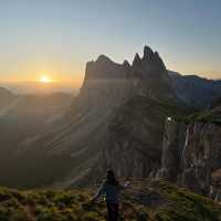 เดินลำบากขึ้น seceda อิตาลี