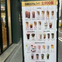 アメリカーノが1+1で290円の激安カフェ☕️