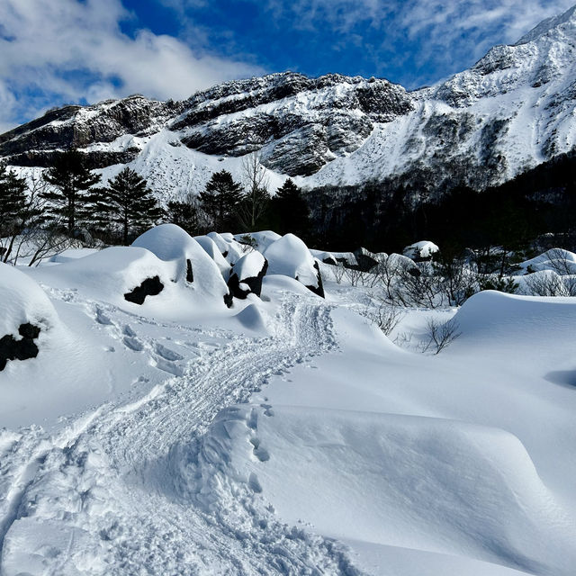 Amazing snow mountain climbing experience🏔️