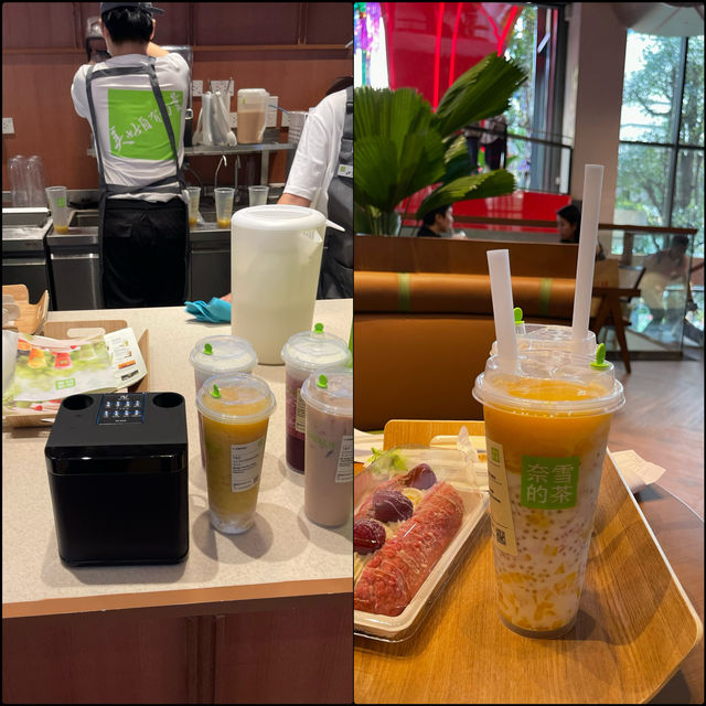 「奈雪的茶，曼谷首家分店！泰國網紅水果茶店，讓味蕾沉醉！」