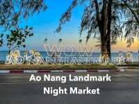 ตลาดยามค่ำริมหาดอ่าวนาง