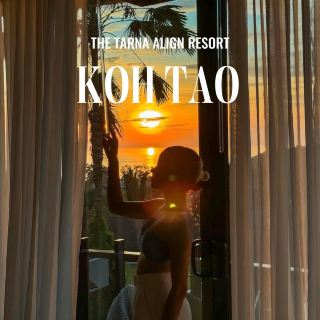 Koh Tao accommodation, beautiful room with sea view, can watch the sunset
