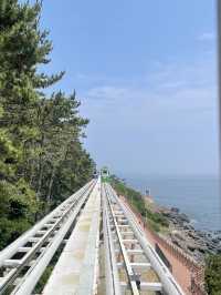 韓國釜山/絕美 天空膠囊列車🩵