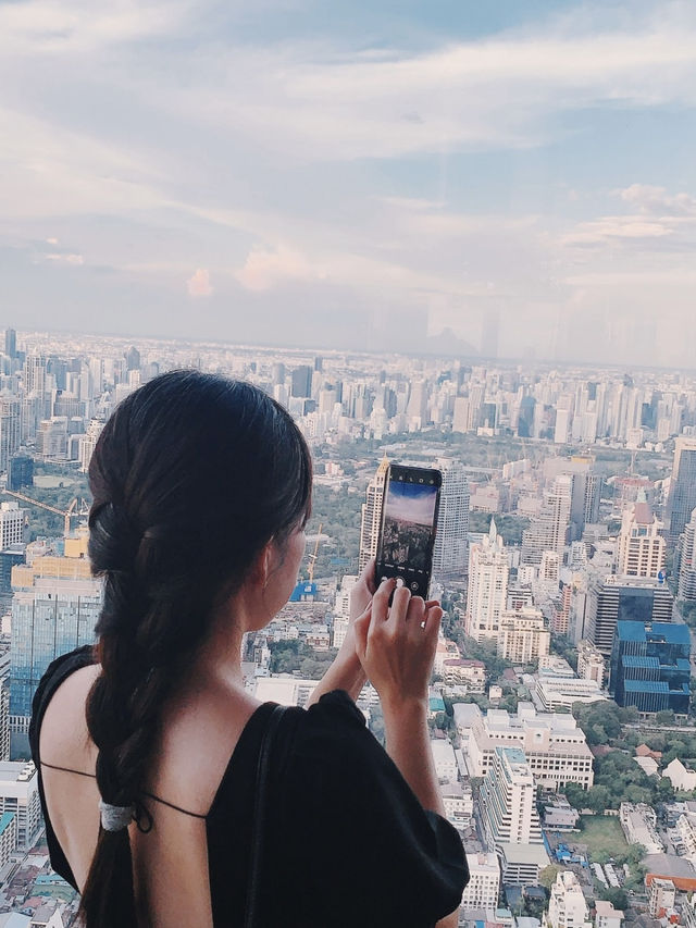 Stunning Skyline view of Bangkok City