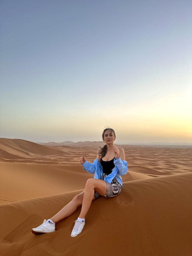 ✨ Sunrise Magic in Merzouga Desert ✨