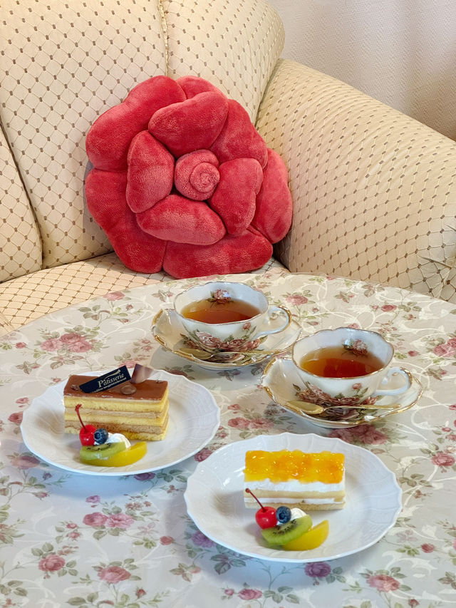 横浜の港の見える丘公園にある洋館のカフェ🌹