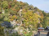 山形が誇る観光スポット「山寺」からは絶景が眺めれた