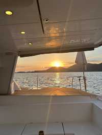통영 일몰보며 요트타기⛵️