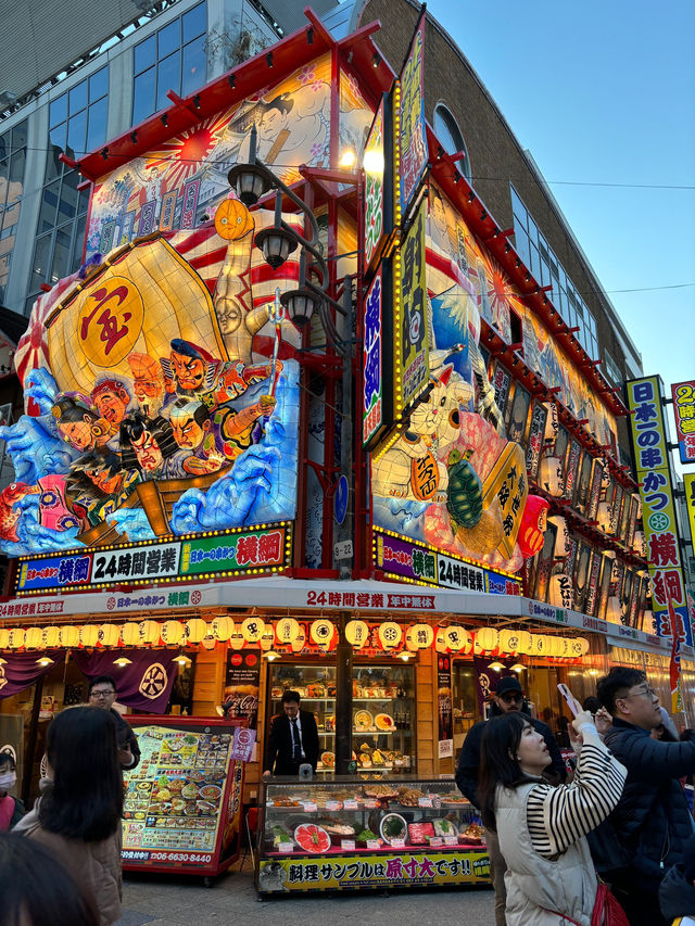 เที่ยว Shinsekai Osaka ย่านสุดชิคสุดวินเทจ