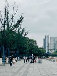 ออกมาพักใจกลางเมืองที่หนิงโป CBD วันนี้ 🌿