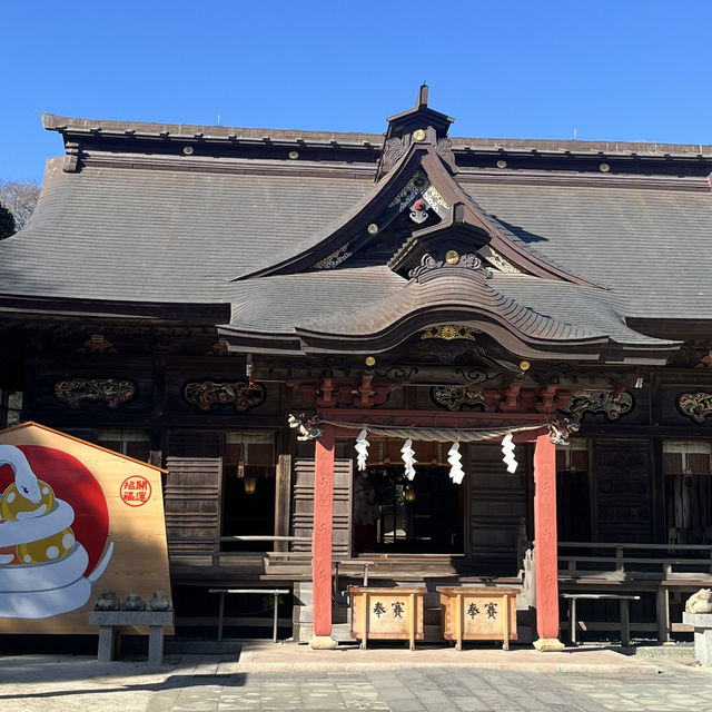 大洗磯前神社　日の出　鳥居