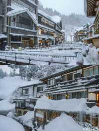 Ginzan Onsen in Winter~❄️🌨️🇯🇵✨
