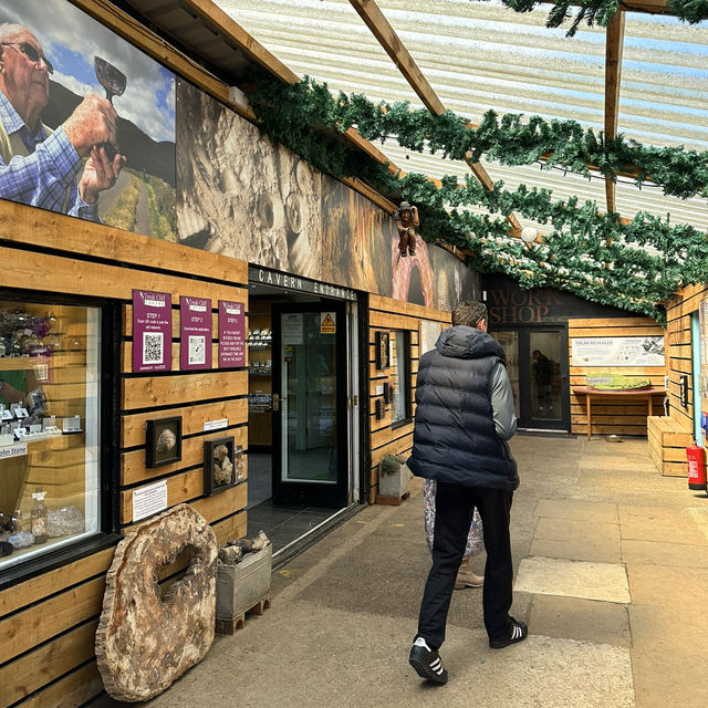 Stop by Treak Cliff Cavern