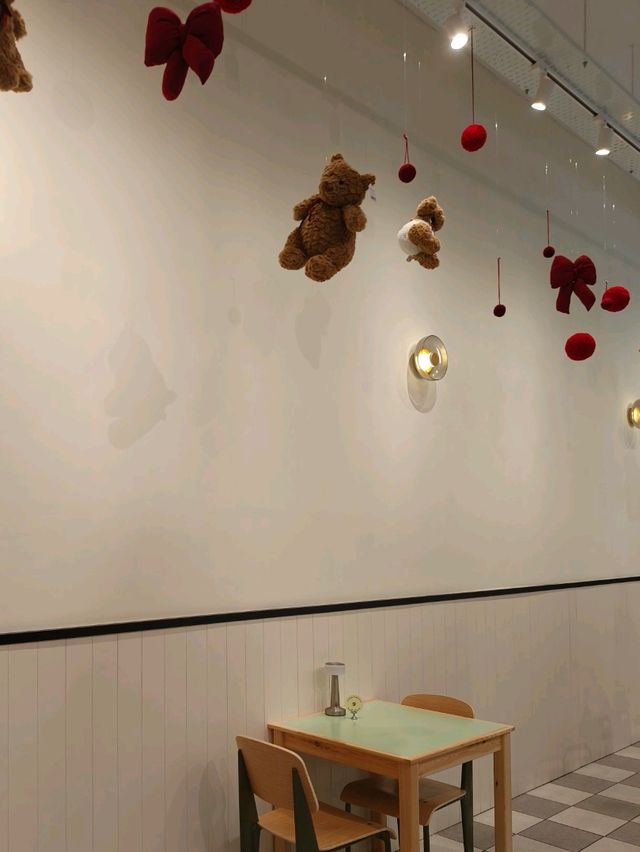 A Dreamy Café with a Teddy Bear Wonderland