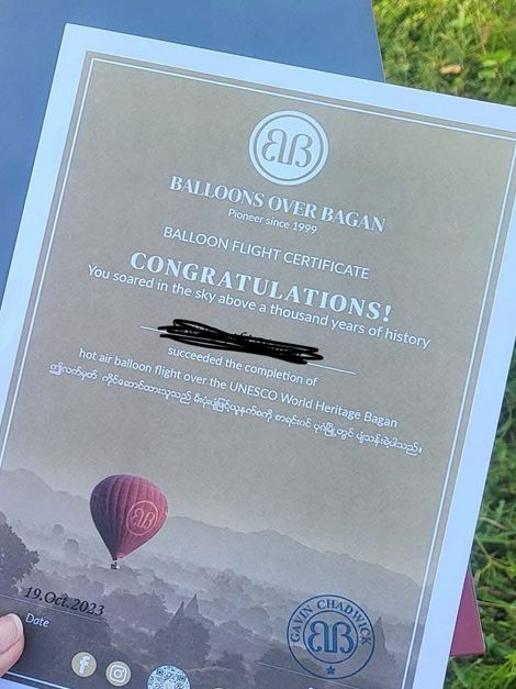 Ballons over Bagan Experience 🌅