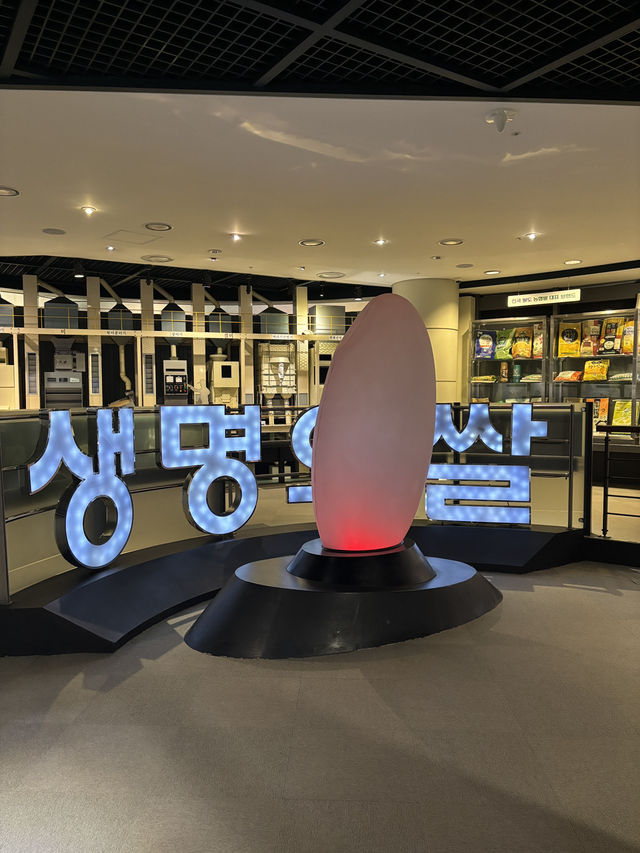쌀에 대한 모든것을 알기 쉽게 전시되어있는 농업시설💛