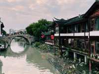 🇨🇳:上海 古き良き中国が息づく水郷の街並み🌊🏮
